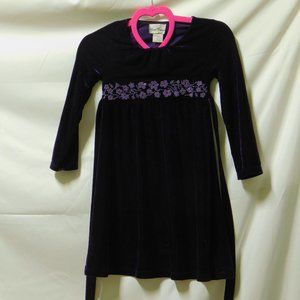 Rare Editions Purple Velvet with seed bead waist